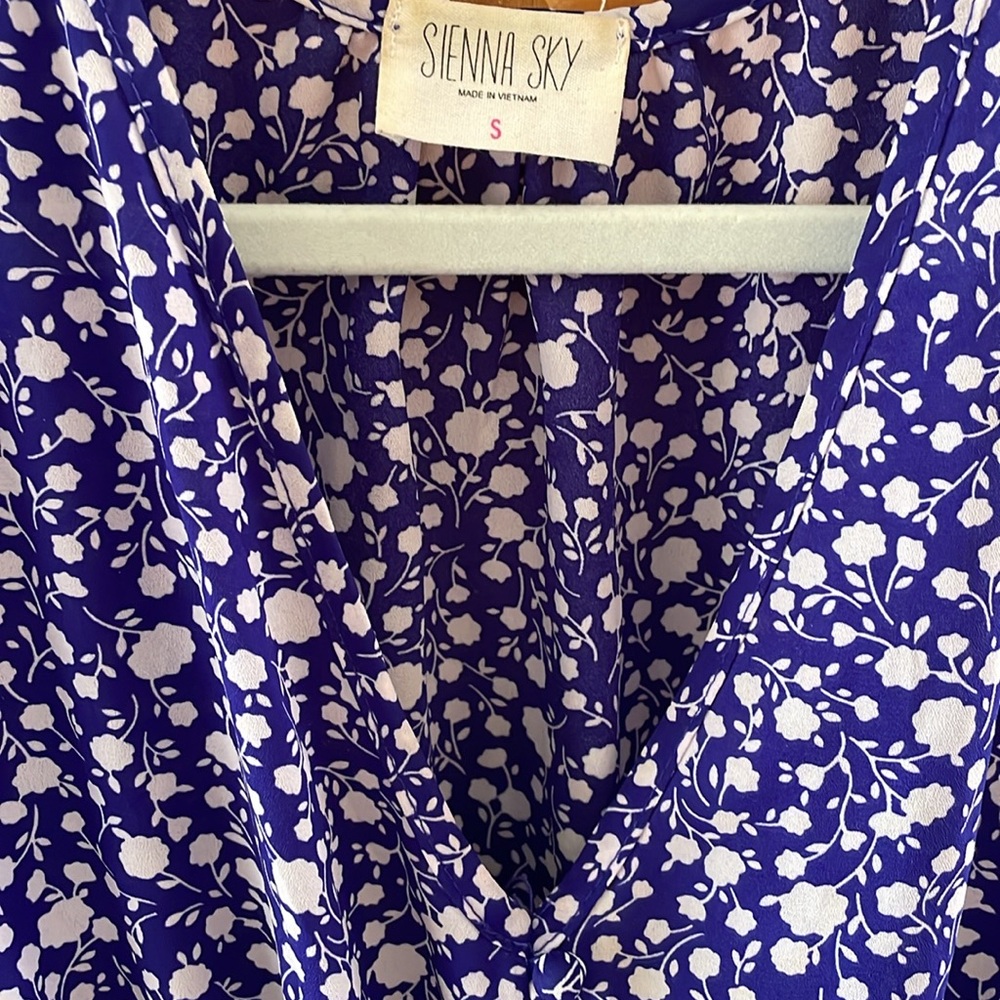 Royal Blue Floral Dress 💙 - Picture 7 of 16